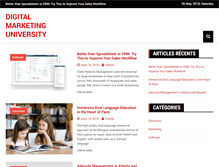 Tablet Screenshot of digital-marketing-university.com